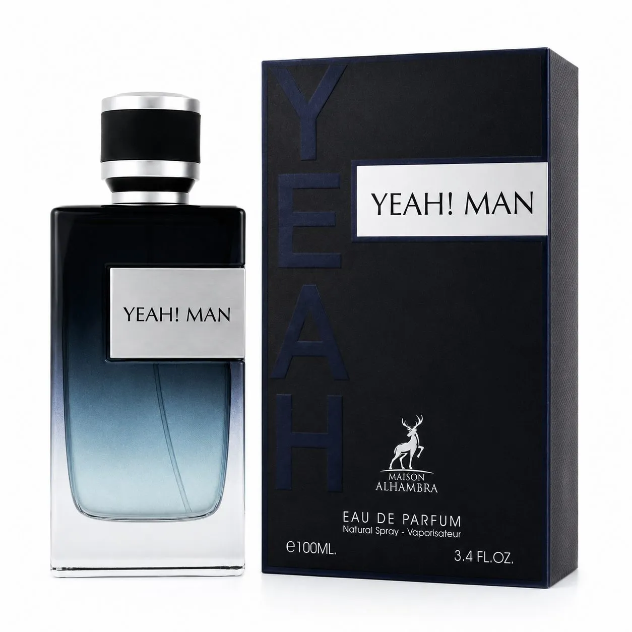 عطر ادکلن میسون الحمبرا YEAH! MAN ادوپرفیوم مردانه 100 میل الهام گرفته از YSL Y